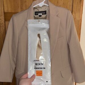 Boys Tan Blazer